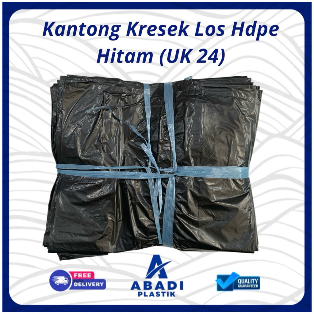 [ 1 Kg ] Kantong Kresek Los HDPE Hitam Kiloan - Gambar 3