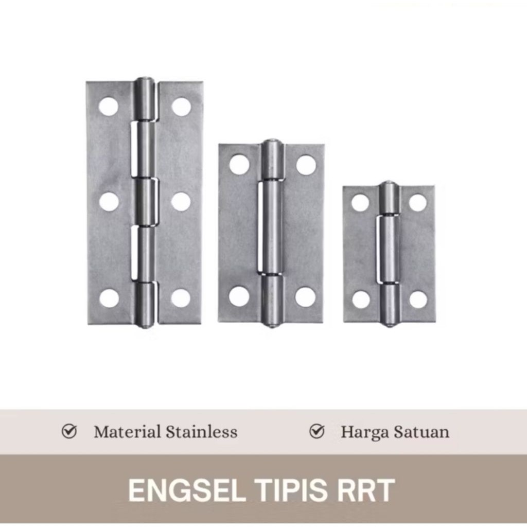1PCS Engsel Kupu Pintu Lemari Ukuran 1 2 3 Inch Plat Alat Pertukangan Besi Esel Lipat Jendela A207 - Gambar 2