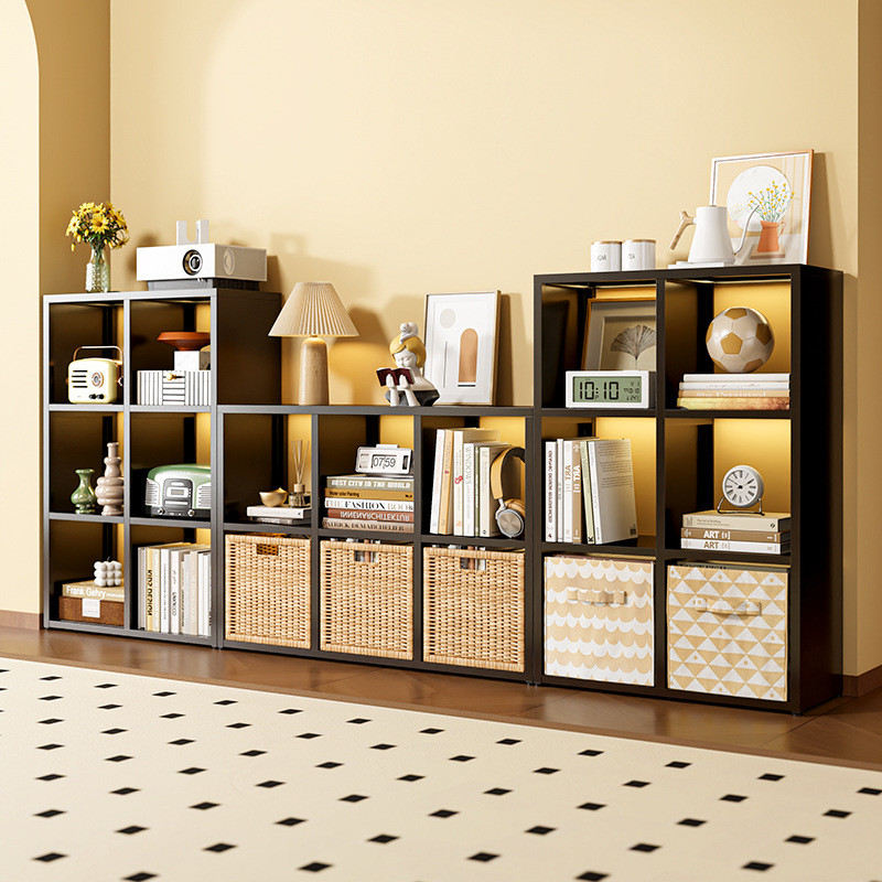 Steel bookcase, Kallax grid cabinet, free combination bookshelf, living ...