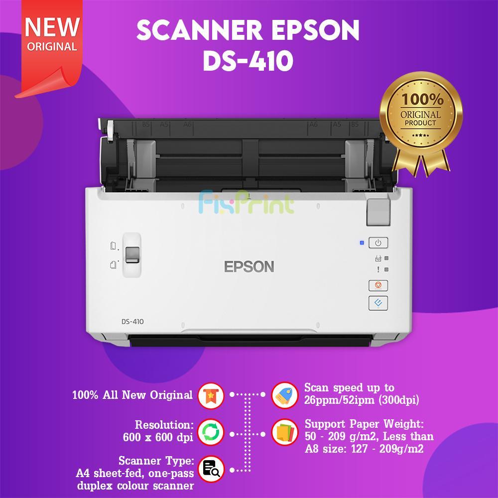 Scanner Epson DS-410 Epson DS410 Scan upto A3 Stitch Garansi Resmi - Gambar 3