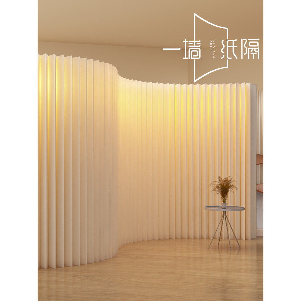Paper Screen Partition Luminous Office Partition Fake Wall Bedroom ...