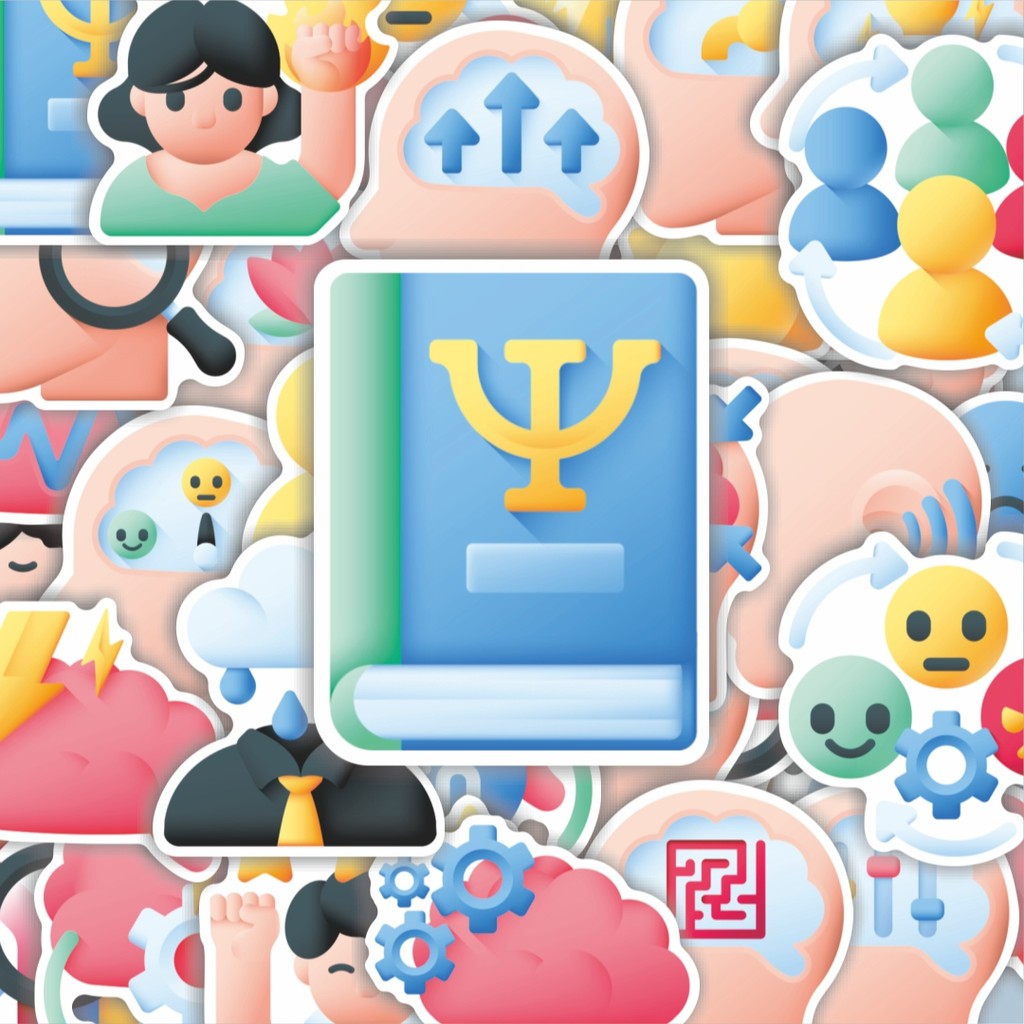HP 100PCS Cute Emotional Intelligence Aesthetic Stickers Waterproof ...