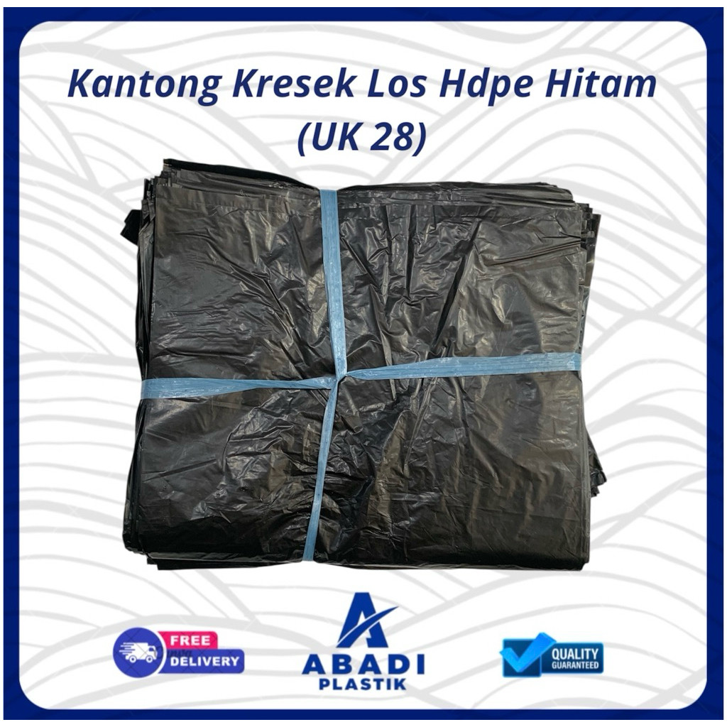 [ 1 Kg ] Kantong Kresek Los HDPE Hitam Kiloan - Gambar 4