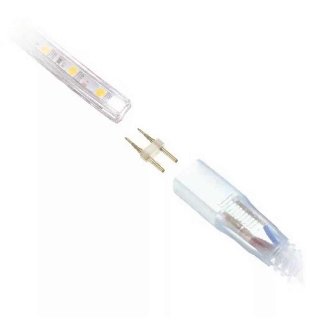 1PCS Pin Jarum Sambungan Strip Socket Lampu Led Neon Konektor Soket Strips Kabel Lamp A121 - Gambar 2