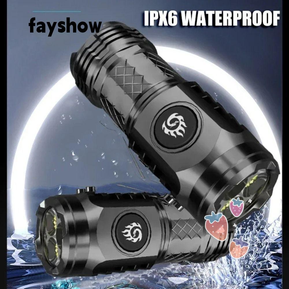 FAY Thumb Flashlight, Super Strong Illumination ABS Mini Flashlight, 5 ...