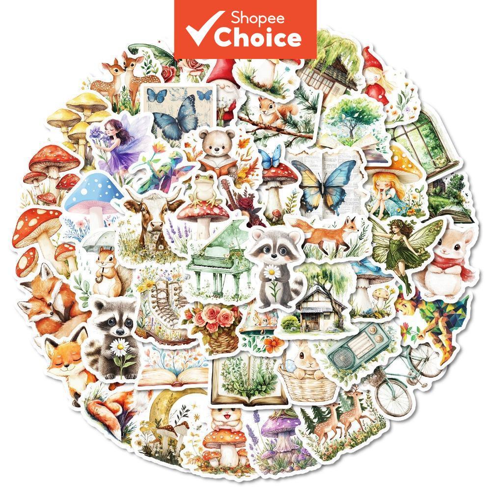 Stickers Aesthetic 50pcs Dreamy Fairy Tale Sticker for Laptop Tumbler ...