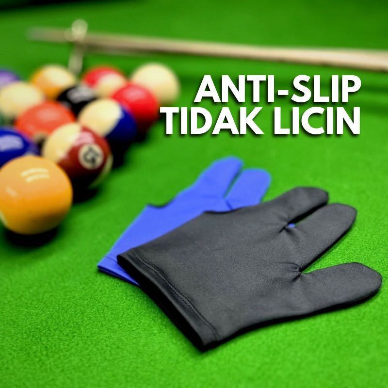 Sarung Tangan Billiard Polosan Anti Slip Kulit Premium Nyaman dan Tahan Lama, Grip Maksimal untuk Pool Snooker Carom dengan Desain Ergonomis Berpori dan Pilihan Warna Ukuran Lengkap - Gambar 4