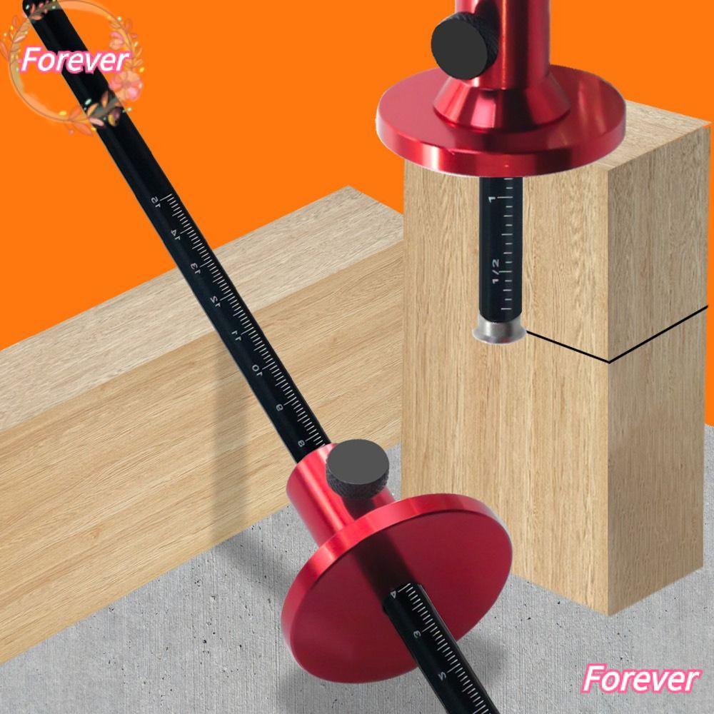 FOREVER Woodworking Scriber, Adjustable Parallel Line Drawing Wheel ...