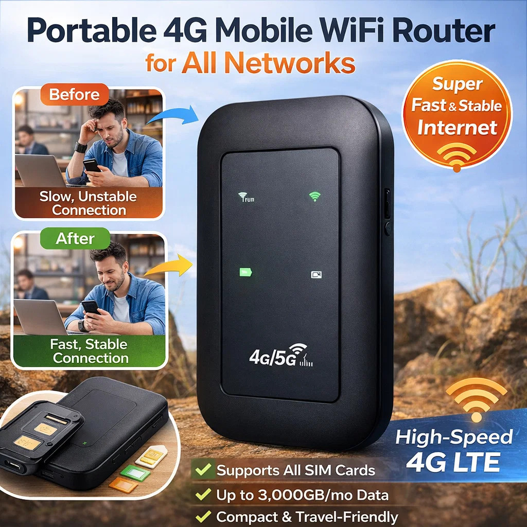 【5G Mobile Wifi/Top Quality】Wireless Portable WiFi/Mini Router/Travel ...