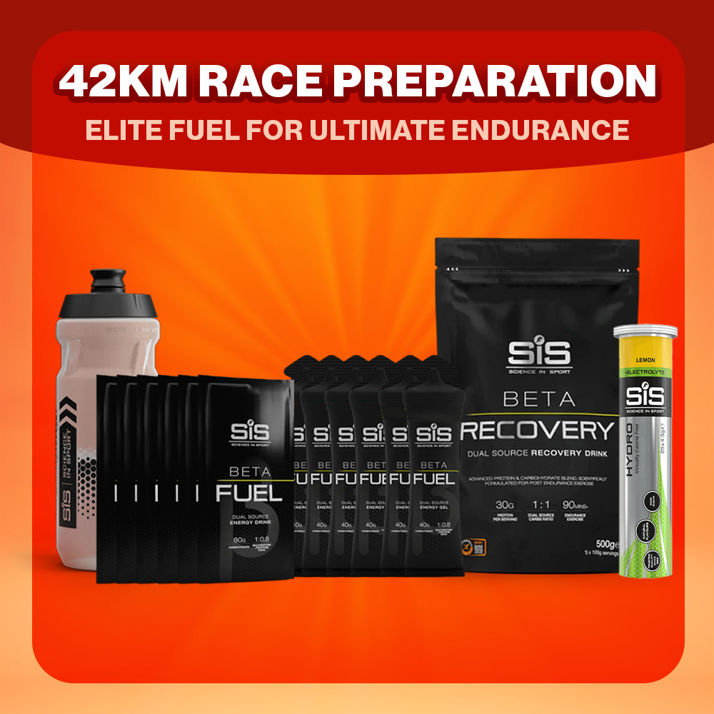 SiS 42KM Marathon Science In Sport Beta Fuel Powder Recovery Race Kit ...