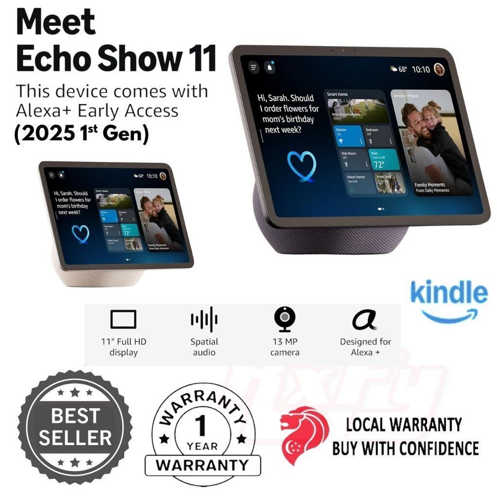 Amazon Echo Show 11 (2025 1st Gen), HD 11