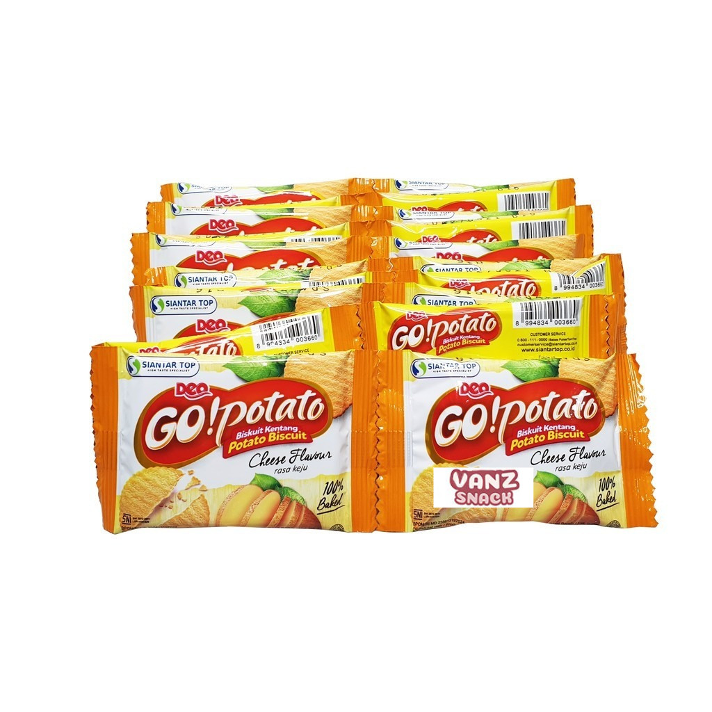 Go Potato Biskuit Kentang Renceng isi 20 bks x 8 gr - Gambar 3
