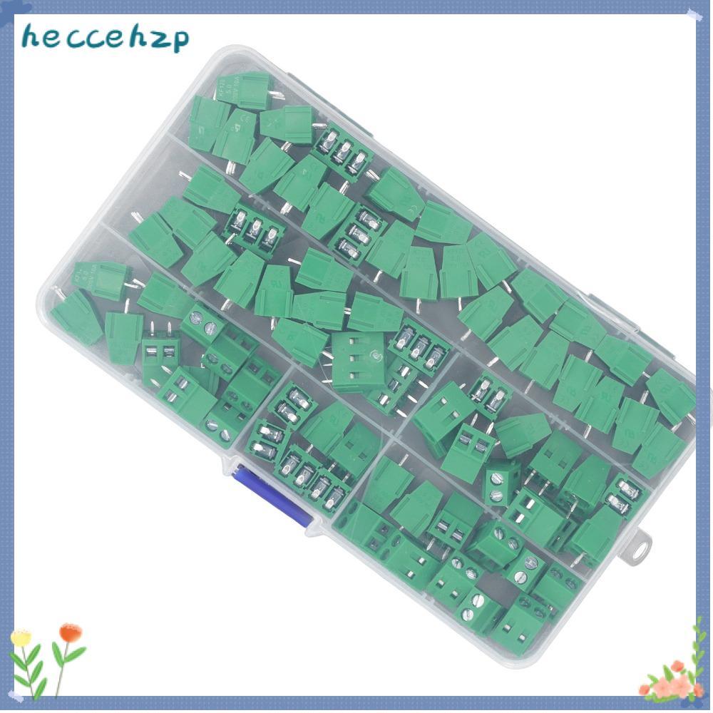 HECCEHZP 80PCS PCB Mount Terminal, Universal 5mm Pitch Screw Terminal ...