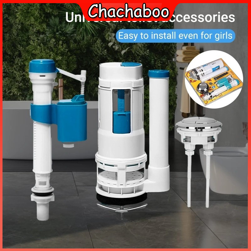 【Universal model】Toilet Flush Set Pam Tandas Flush Duduk Toilet Flush ...