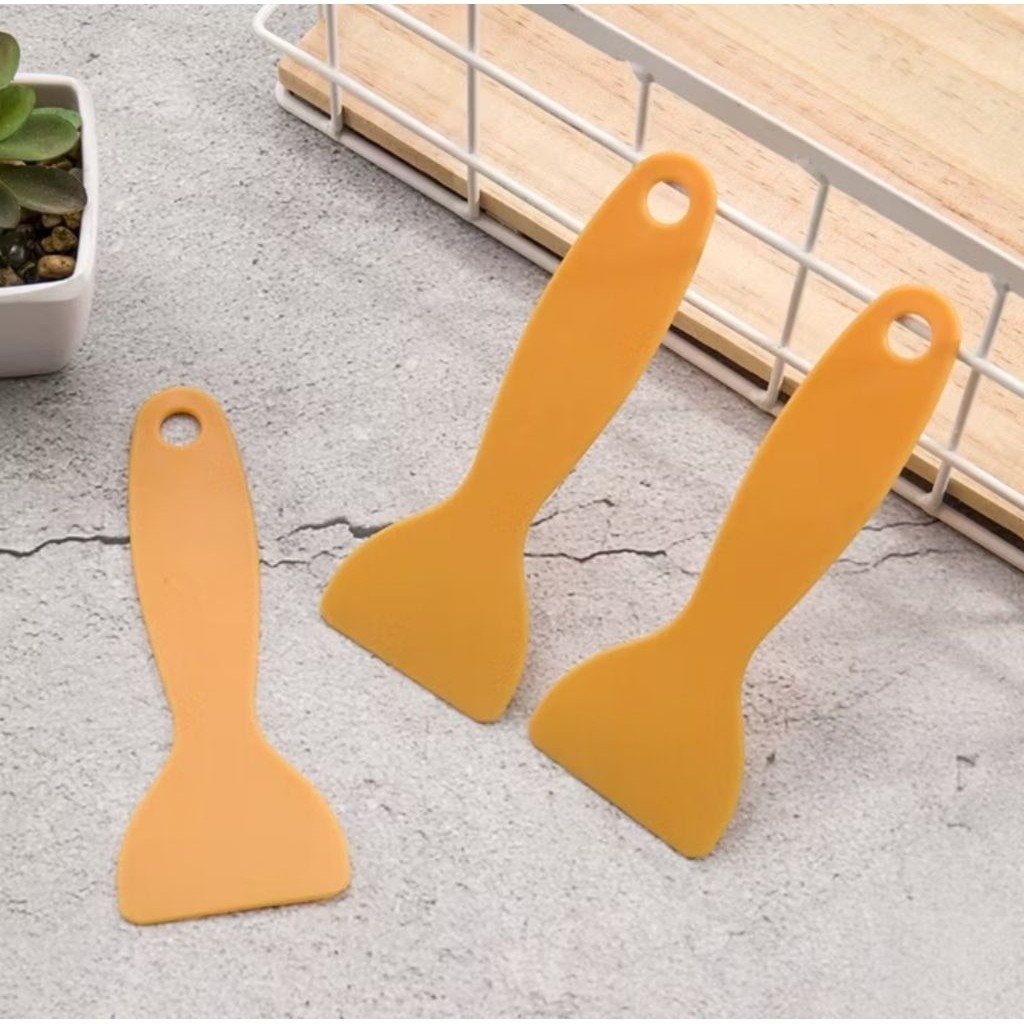 1PCS Scraper Kape Plastik Alat Bantu Pasang Stiker Scrape Tempel Sticker Kaca Film Wallpaper A025 - Gambar 2