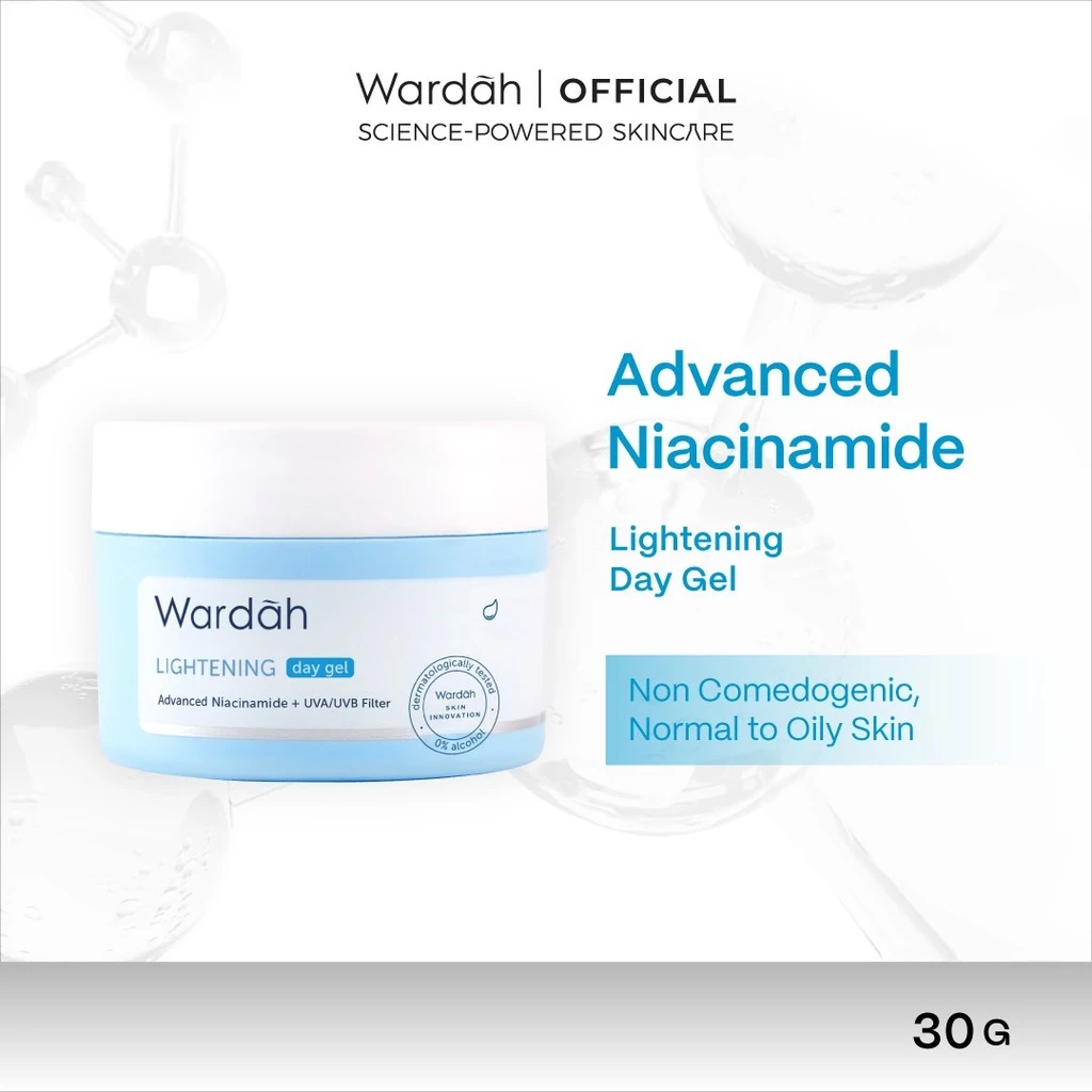 WARDAH Lightening Series Lengkap - Mencerahkan Kulit, Menyamarkan Bekas Jerawat, Advanced Niacinamide - Micellar Gentle Wash, Whip Facial Foam, Oil-Infused Micellar Water, Cleansing Milk, Blue Clay Mask, Face Mist, Toner, Gentle Exfoliator - Skincare - Gambar 2