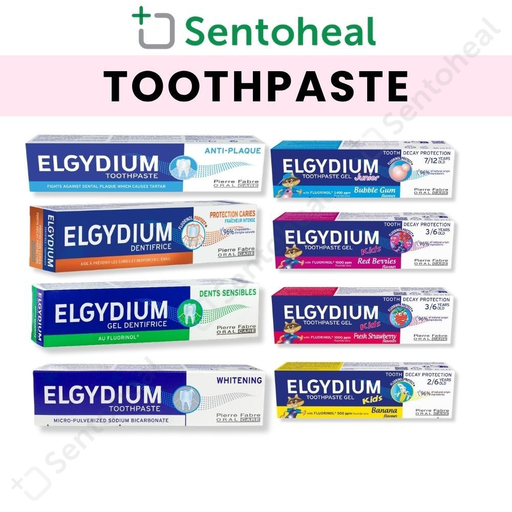 Elgydium Toothpaste- Adults/ Junior/ Kids - Quality & Safety Assured ...