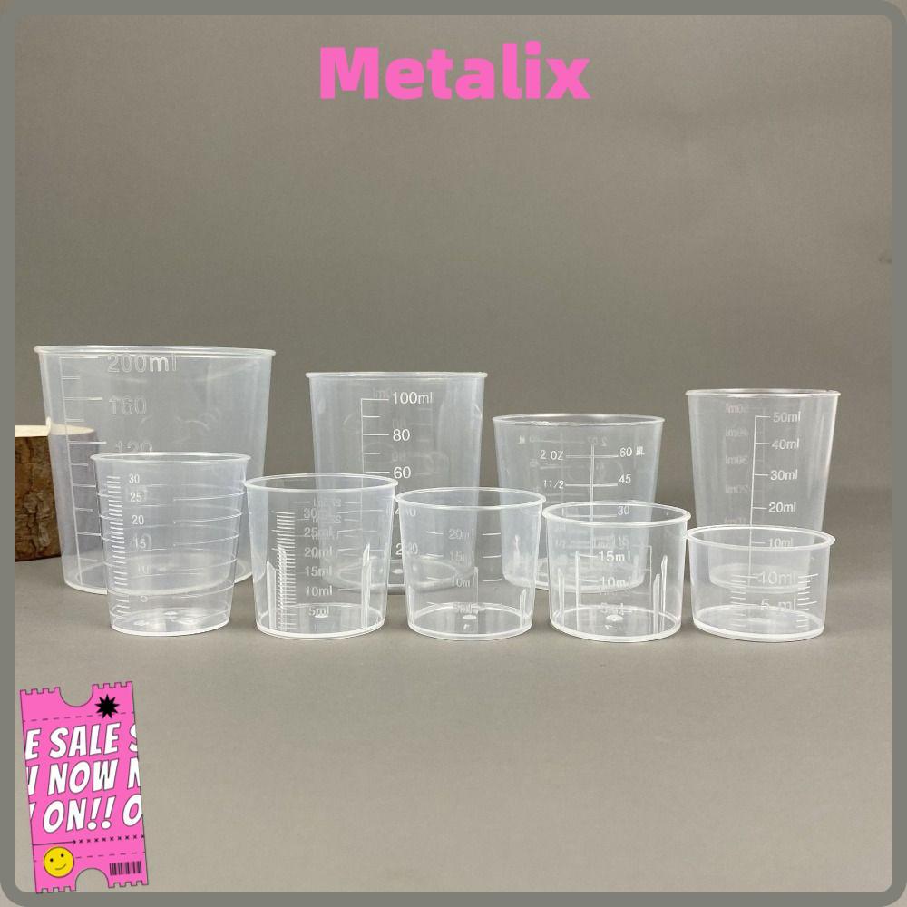 METALIX Measuring Jugs, Plastic Mini Graduated Measuring Cup, Liquid ...