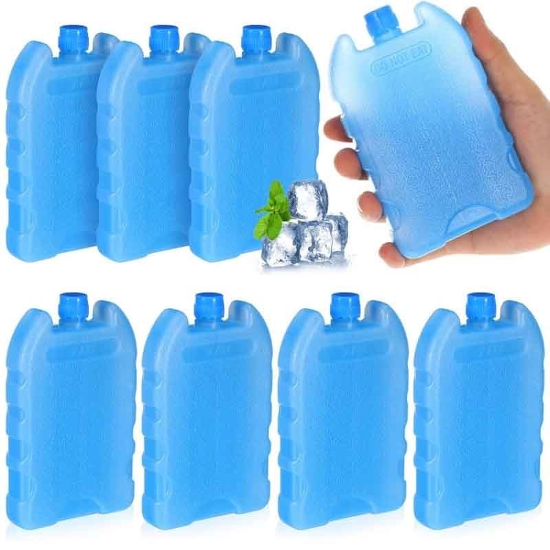 Ice Packs for Cooler Reusable Brick Cooler Box Ice Bricks Block Freezer ...