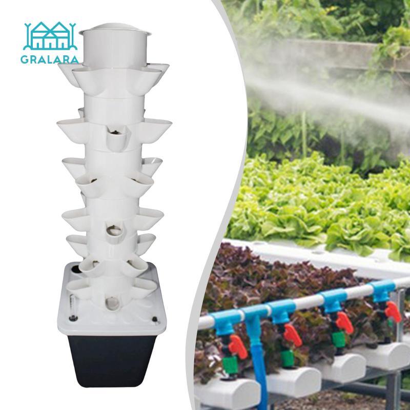 Gralara Hydroponic Grow Rack Vertical Garden Kit Automatic Watering ...