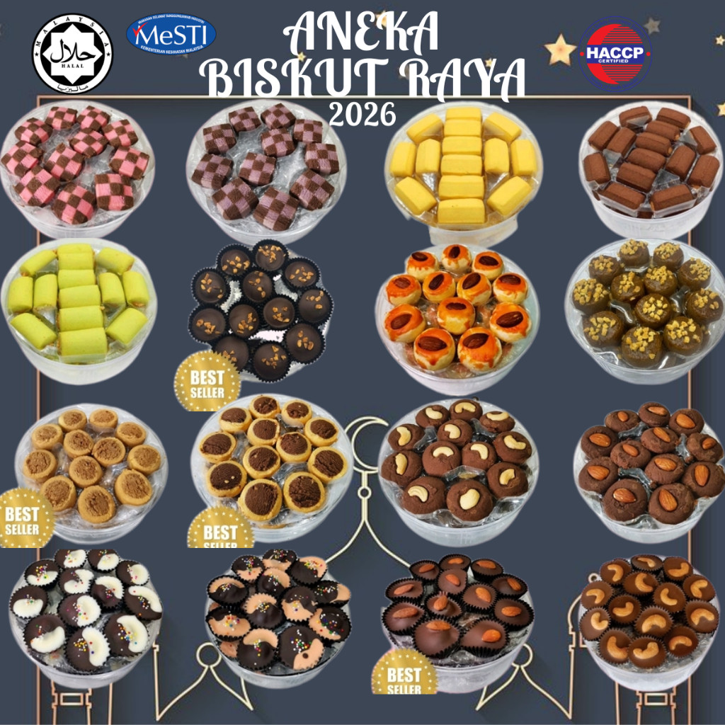 [LEBARAN CAKE 2026] Various Types of Raya Biscuits Raya Cookies ...