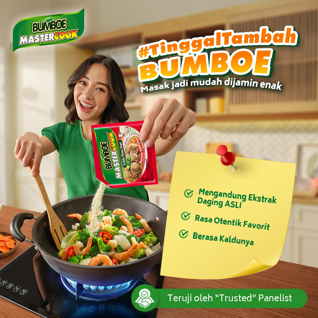 Kaldu Bubuk Bumboe Mastercook Renceng isi 12 scht x 8gr - Gambar 4
