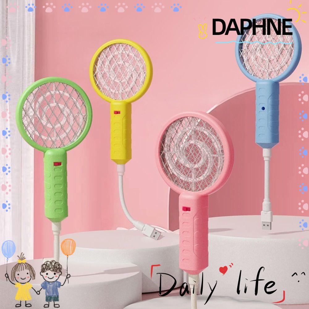 DAPHNE Insect Racket, Usb Mini Mosquito Swatter, Non-toxic UV Light ...