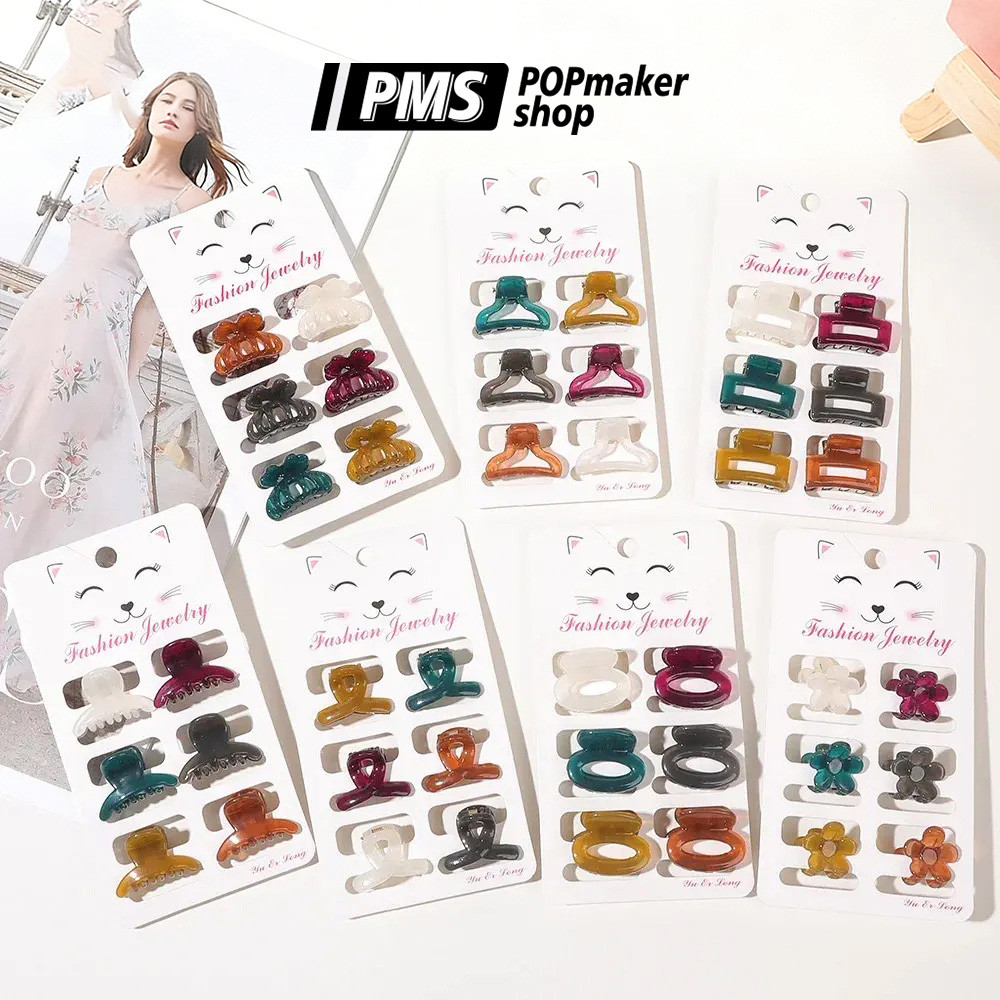 POPmaker Jedai Rambut 6 Pcs Minimalis Korea