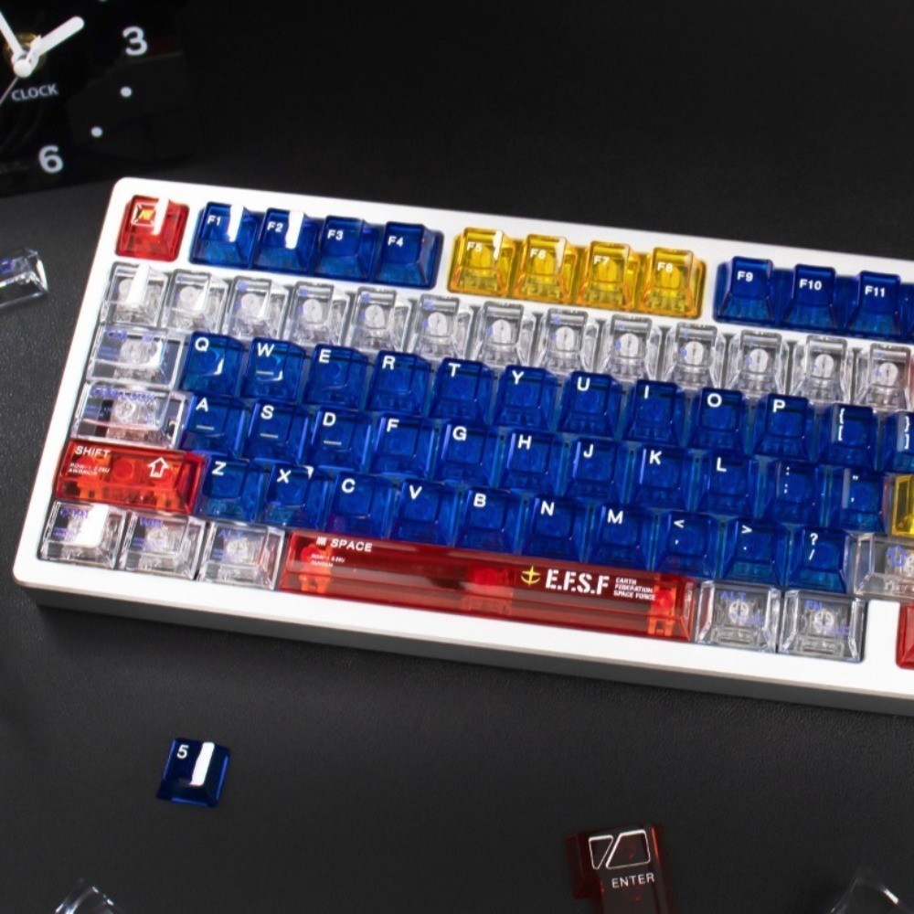 Gundam Keycaps Cherry Profile 140 Keys PC Mechanical Keycap Wooting ...