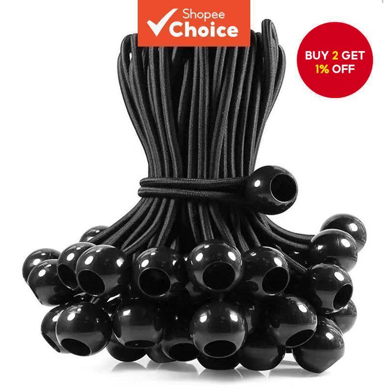 Ball Bungee Cords Plastic ball rope outdoor camping tent fixed ball ...