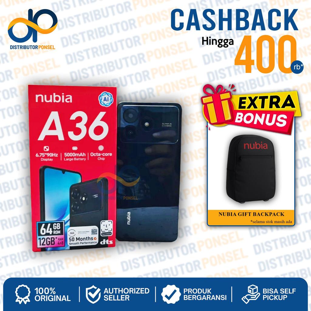 ZTE Nubia A36 4/64GB Garansi Resmi Not Smart 9 - Gambar 4