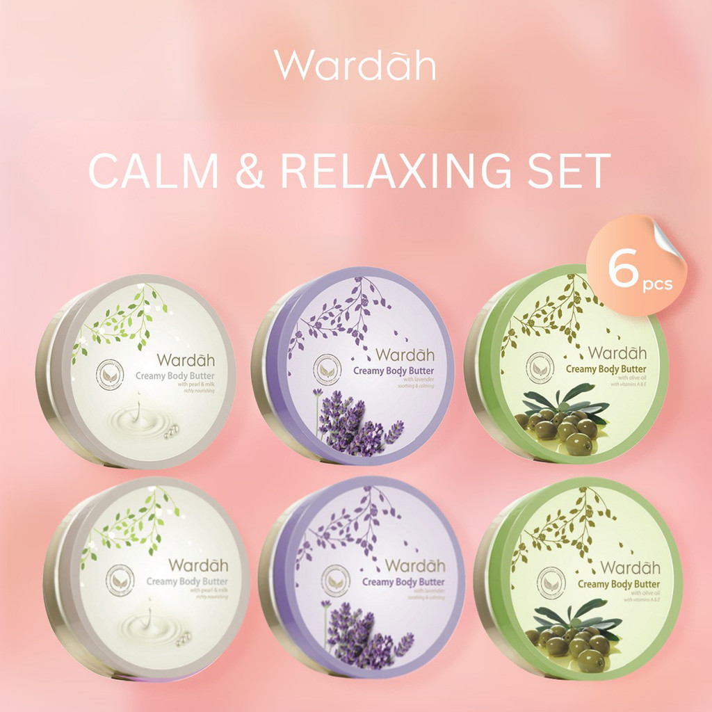 [PAKET BUY 6 ONLY 120K] Wardah Paket Lengkap Body Butter 50 mL x 6pcs / Body Butter Melembapkan Melembutkan / Kulit Perawatan Kulit Kering Sensitif / Lembut Halus Menyegarkan / Body Butter Lembut / Body Care Halal - Personal Care - Gambar 2