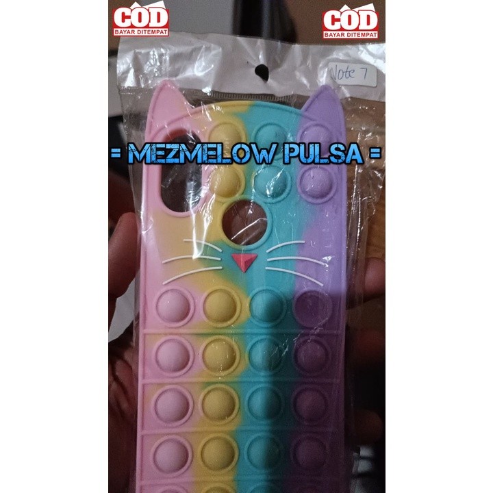 Casing Case Lembut POP IT 3d karakter Kucing Caseng XIAOMI REDMI 9A / XIAOMI REDMI NOTE 9 PRO - Gambar 3