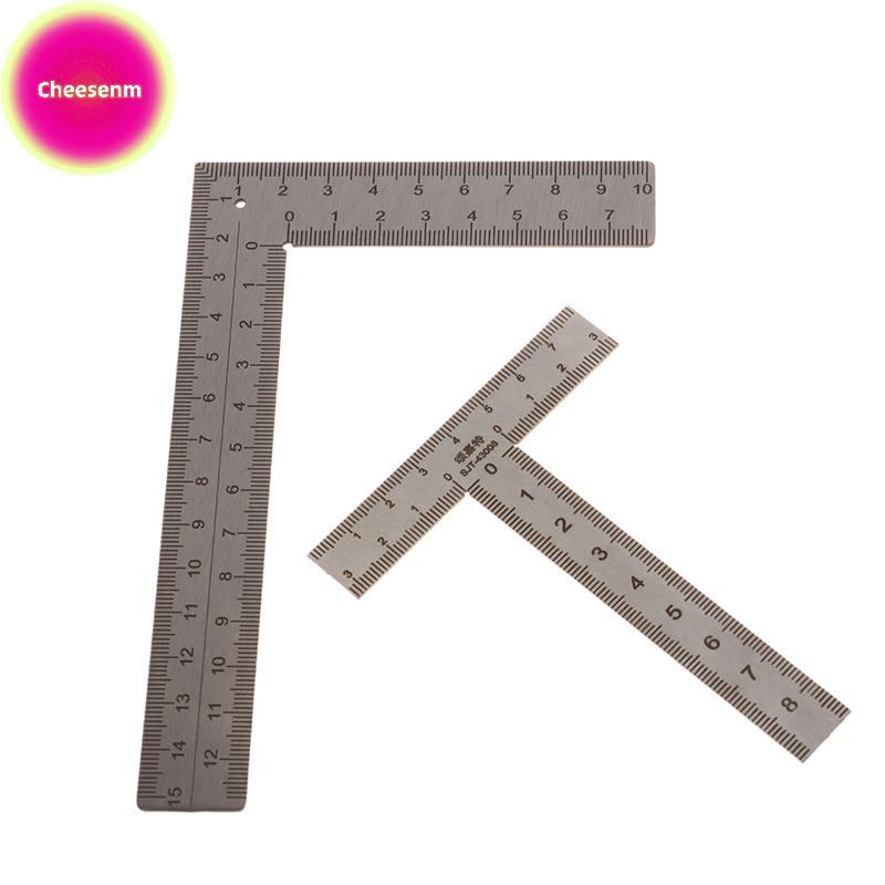 Cheesenm Mini T/L Square Ruler Measuring Layout Tool Stainless Steel ...