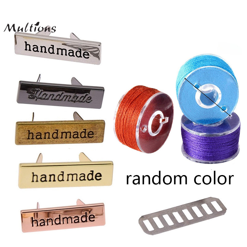 1Set Multi Colored Metal Identification Plate with Thread and Colored ...