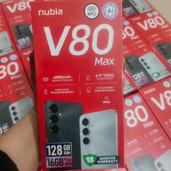 ZTE Nubia V80 Max NFC 8/128GB V 80 Garansi Resmi Not Hot 50 Pro V70 V 70 - Gambar 2