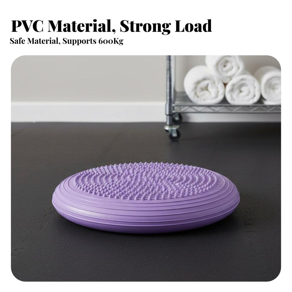 Anti-Slip Inflatable Balance Disc Two-Sided-Textured Surface Ankle ...