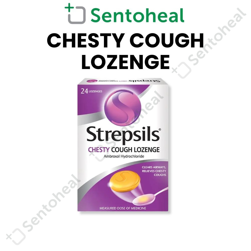 Strepsils Chesty Cough Lozenge 24 lozenges - Clear airway/ dissolve ...