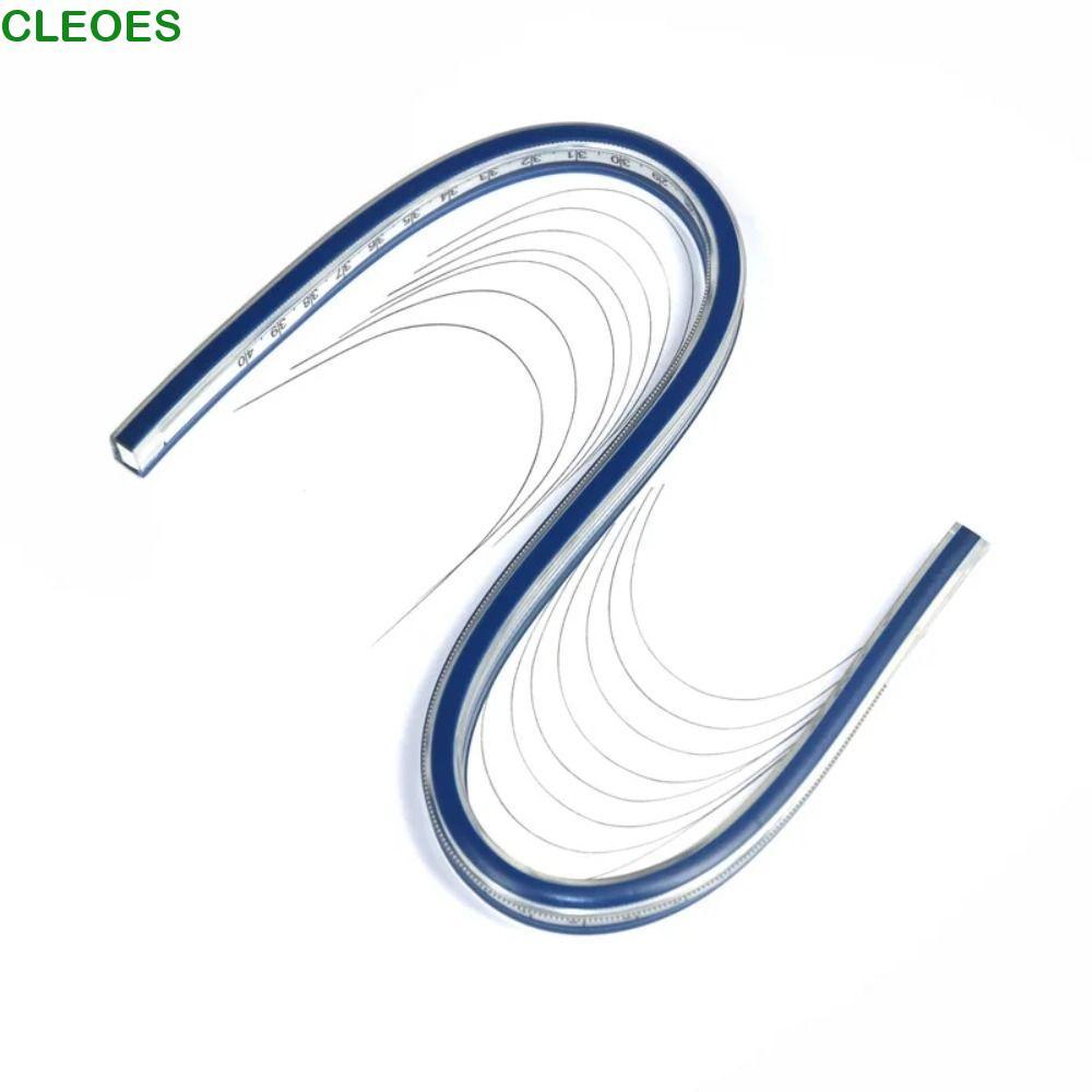 CLEOES Snake Shaped Ruler, Flexible Serpentine Curve Ruler, Drafting ...