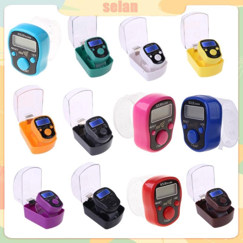 SEL LED Finger Tally Counter Digital Electronic Tasbeeh Counters Lap ...