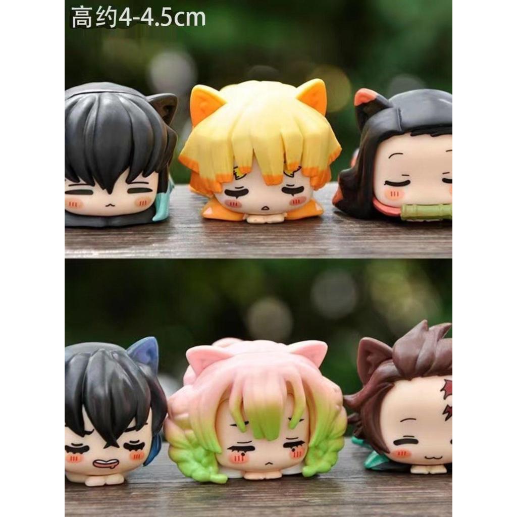 Cute Cat Ear Influencer Demon Slayer Merchandise Figure Mystery Box ...