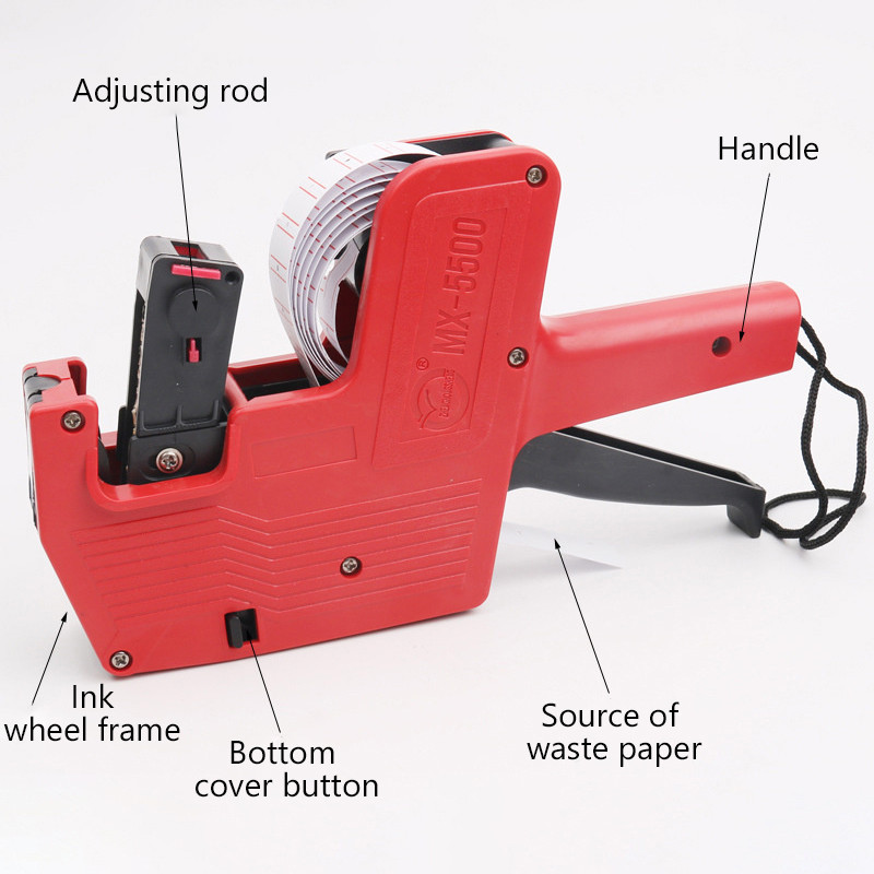 [Bec] Digital Tag Handheld Price Label Marker Machine Labeler Labeller ...