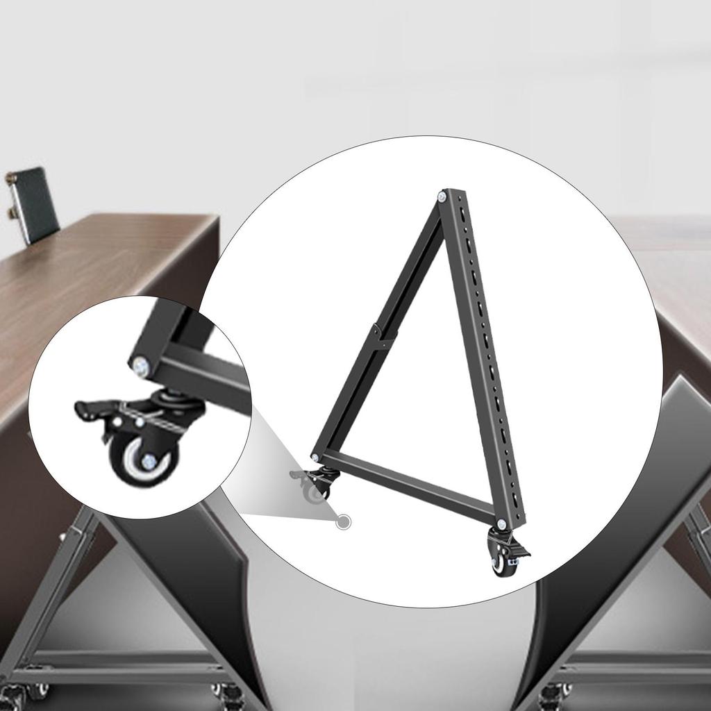 [svzfjuv] Low Height Mobile TV Stand Versatile Triangular Rolling TV ...