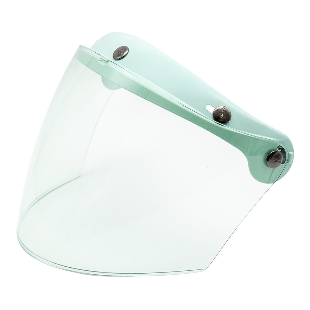 Cargloss Visor CFM - Kaca Helm Flat S Green