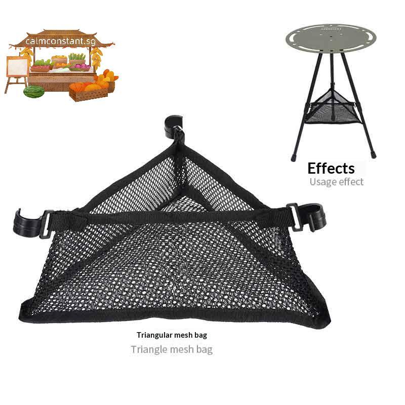 Ca> Outdoor Folding Table Under-table Mesh Bag Portable Camping Table ...