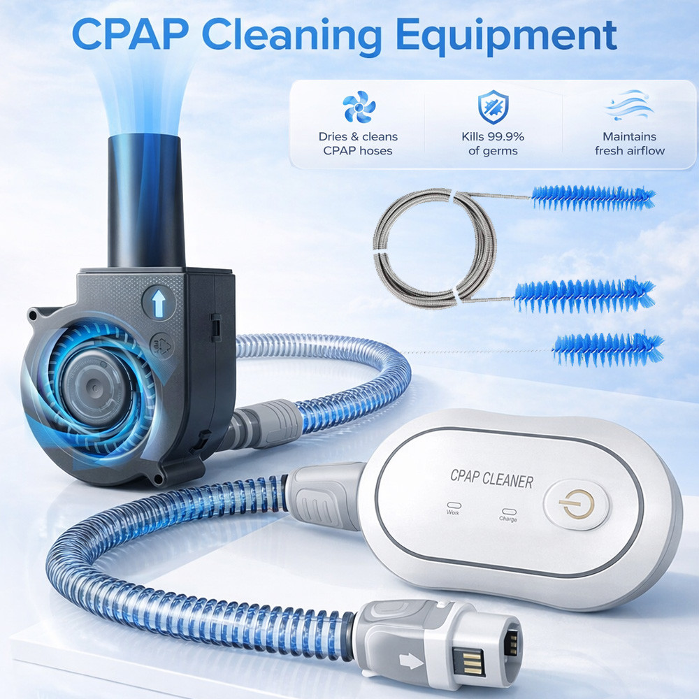 Portable CPAP Cleaner Machine Ozone Generator Sanitizers and CPAP Hose ...