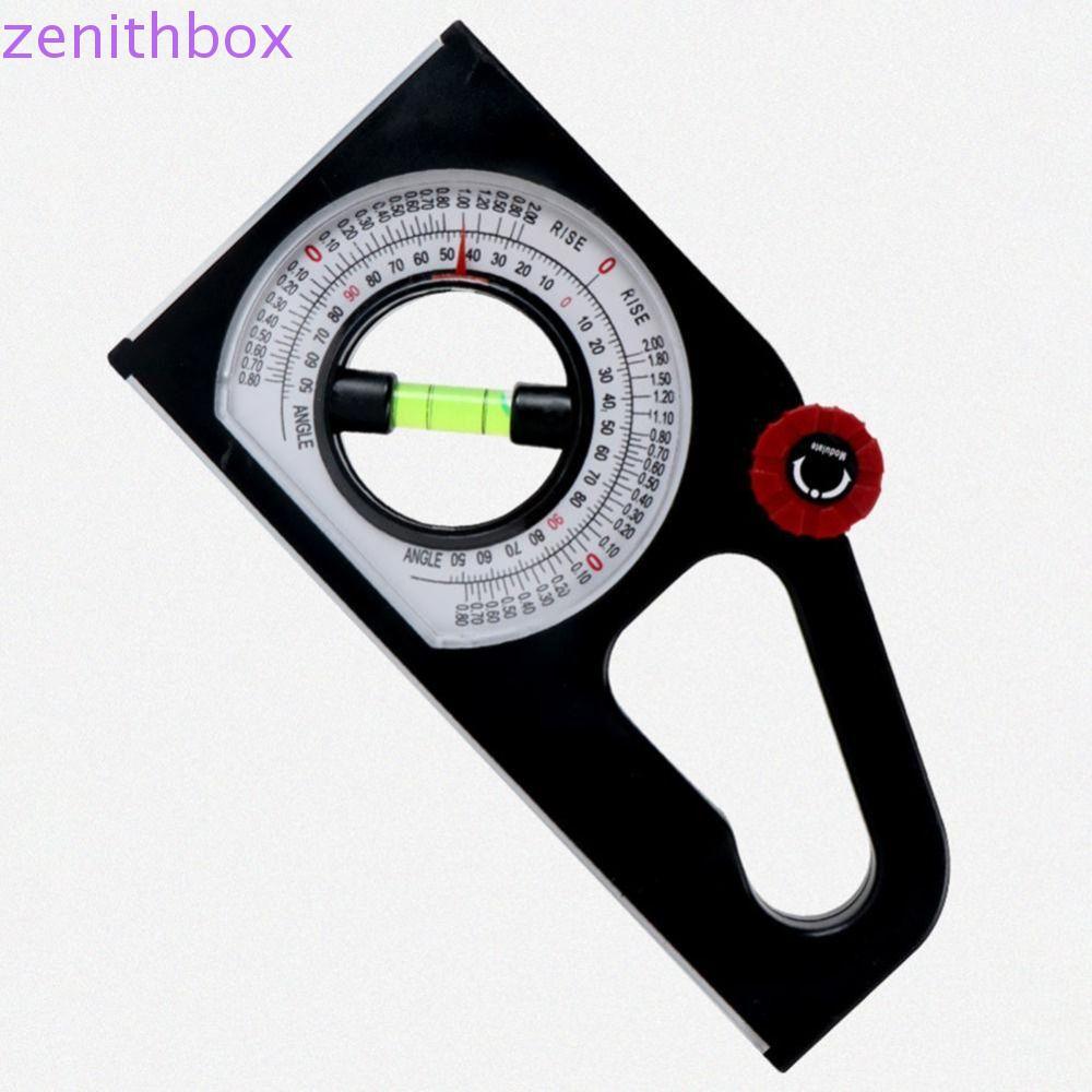 ZENITHBOX Slope Measuring Ruler, Gauge Protractor Slope Scale Level ...