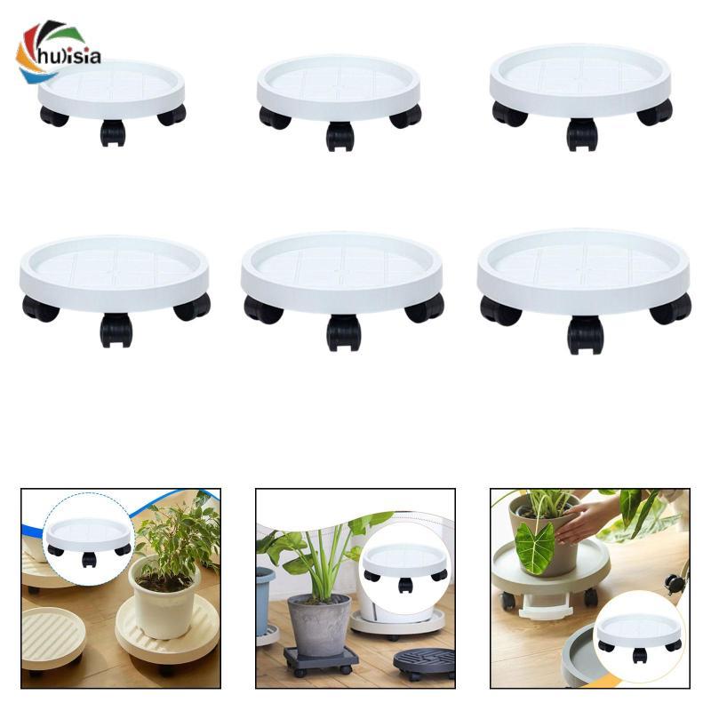 [chulisia] Plant Stand Flower Pot Mover with Wheel Planter Trolley ...