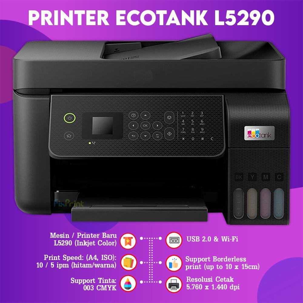 Printer Epson L5290 L5296 Print Scan Copy WiFi All-In-One Wireless Fax ADF / L8050 Print Only / Epson L4360 Duplex - Gambar 2