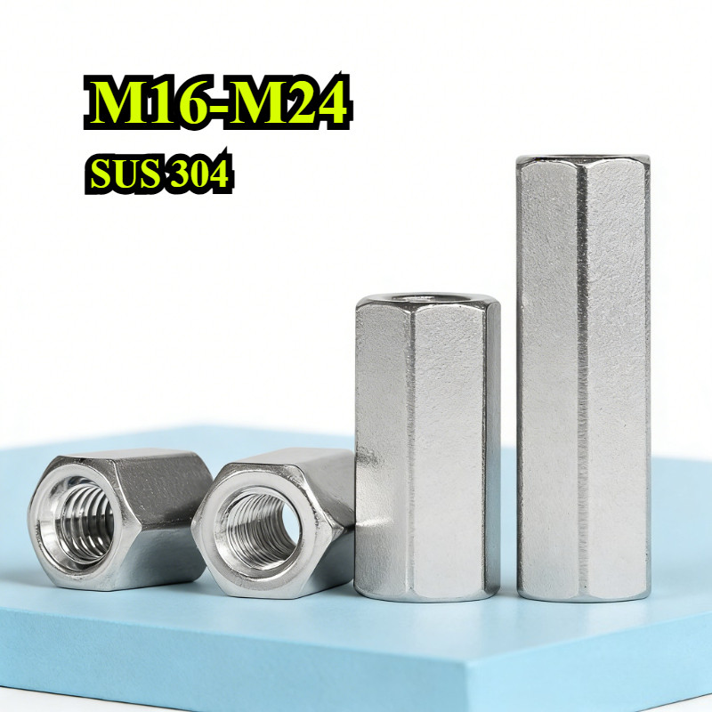 [ZQ-R] 304 Stainless Steel Hexagonal Extension Nut Column Extra Thick ...